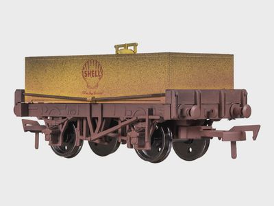 Dapol Rectangular Tank Shell Oil Weathered [4F-032-024]