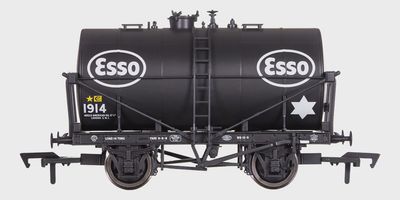 Dapol 14t Class B Tank Wagon Shell-Esso Black 1914 [4F-059-004]
