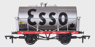 Dapol 14t Class A Tank Wagon Esso Silver 298 [4F-058-001]