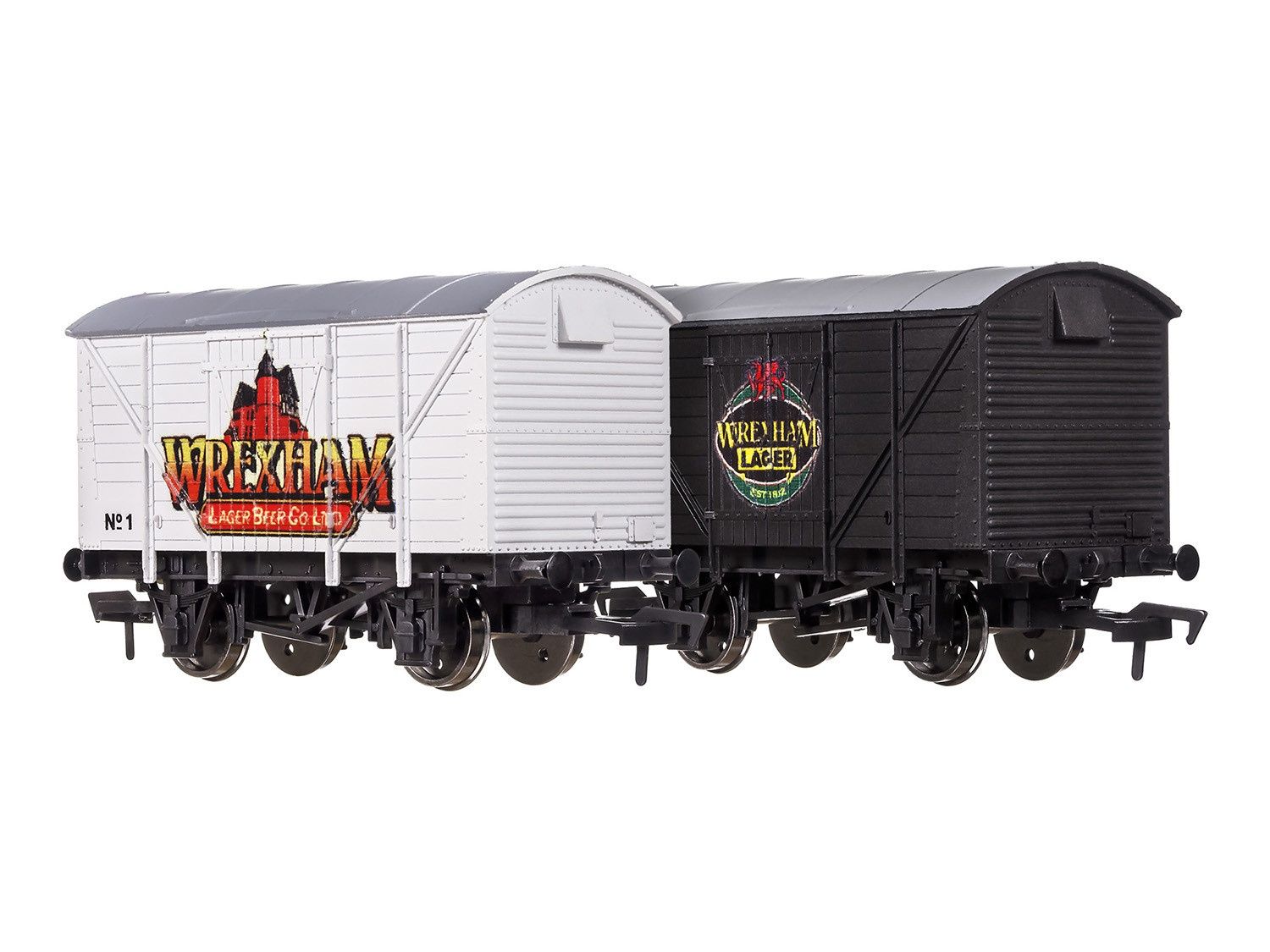 Dapol Ventilated Van Set (2) Wrexham Lager [4F-012-049]