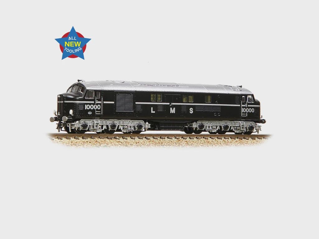 Graham Farish DOUBLE-HEADER DEAL LMS 10000/1 LMS Black &amp; Silver [372-910/11]