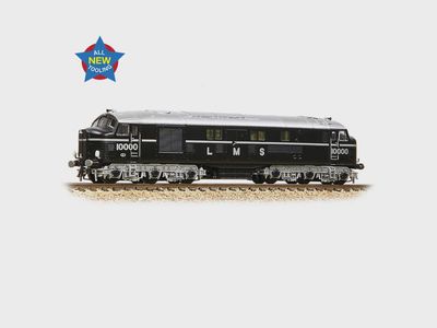 Graham Farish DOUBLE-HEADER DEAL LMS 10000/1 LMS Black &amp; Silver [372-910/11]