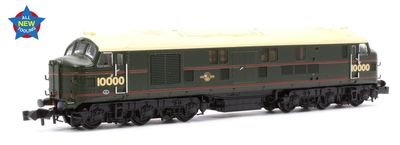 Graham Farish DOUBLE-HEADER DEAL LMS 10000/1 LMS Lined Green (Late Crest) [372-916/17]