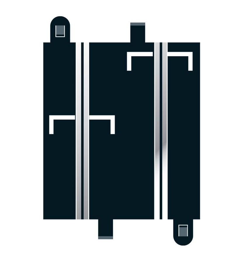 Scalextric C7018 Starter Grid 175mm x 2