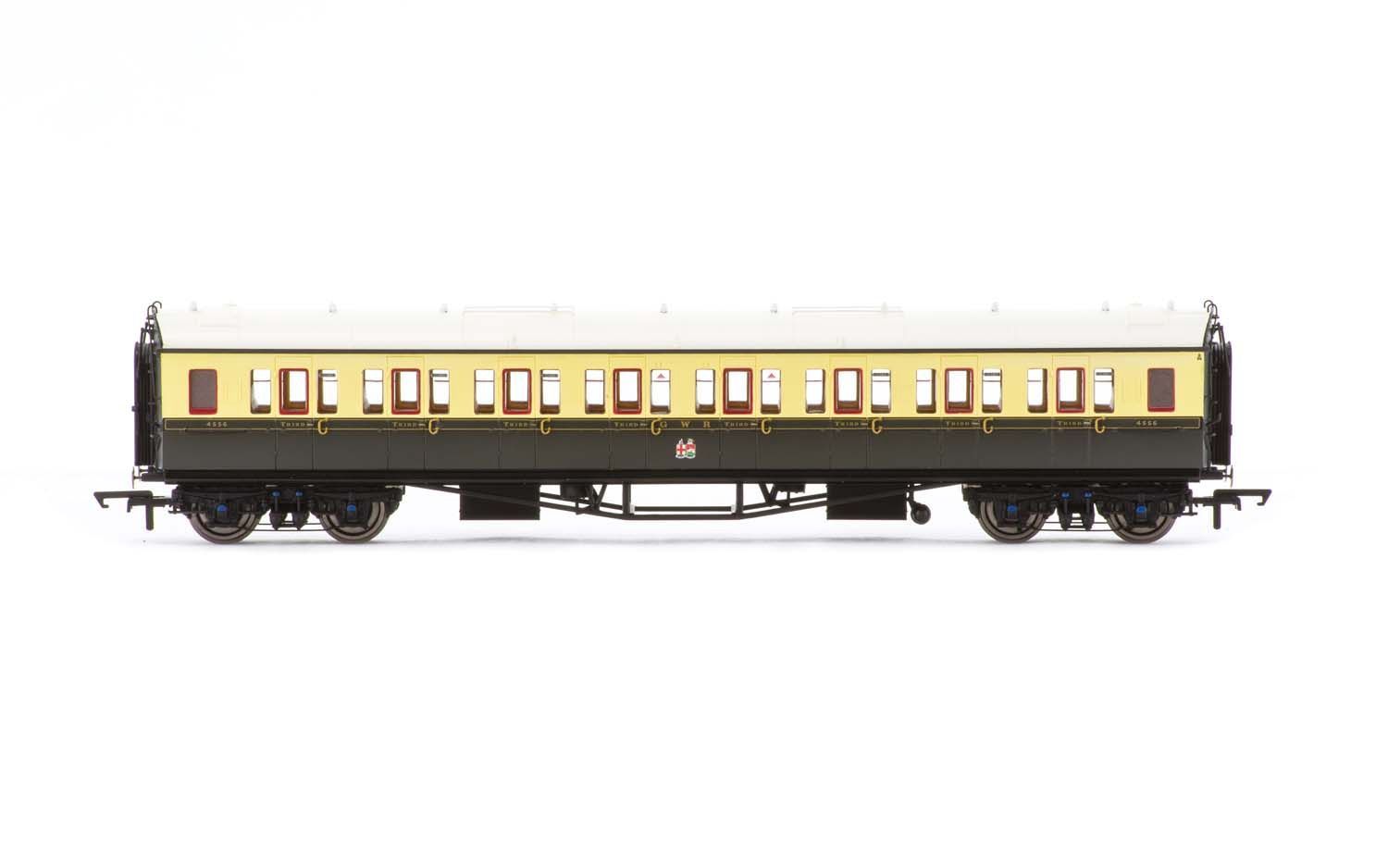 Hornby R4679A GWR, Collett &#39;Bow Ended&#39; Corridor Third, 4556 - Era 3 [25% Off!*]