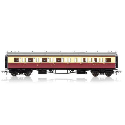 Hornby R4687A BR, Collett 'Bow-Ended' Corridor Composite (Left Hand), W6146W - Era 4 [*Summer Sale - 25% OFF!]