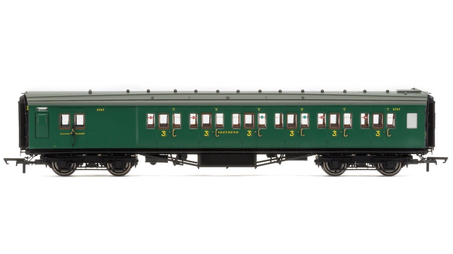 Hornby R4736 SR, Maunsell Corridor Brake Third Class, 3797 &#39;Set 328&#39; - Era 3 [25% Off!*]