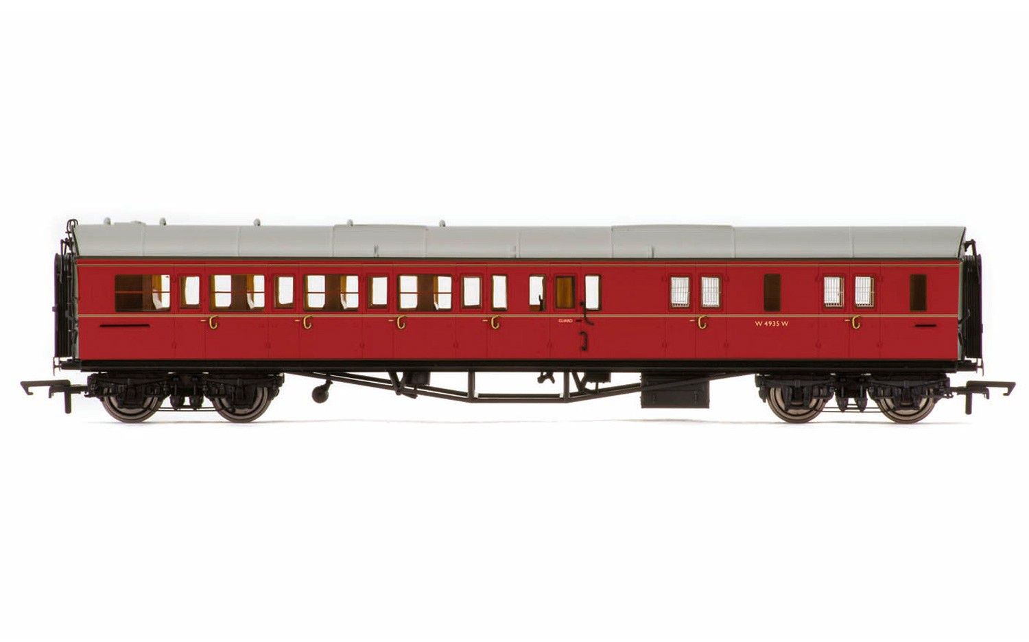 Hornby R4764 BR, Collett &#39;Bow-Ended&#39; Corridor Brake Third (Right Hand), W4935W - Era 5 [25% Off!*]