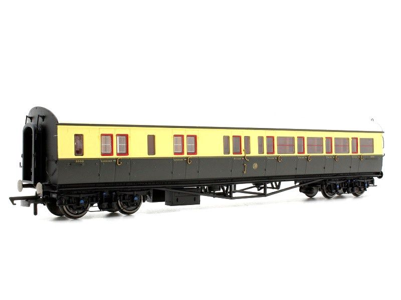 Hornby R4760 GWR Collett Coach Corridor Brake Third Class LH &#39;5090&#39;, Chocolate &amp; Cream [25% Off!*]