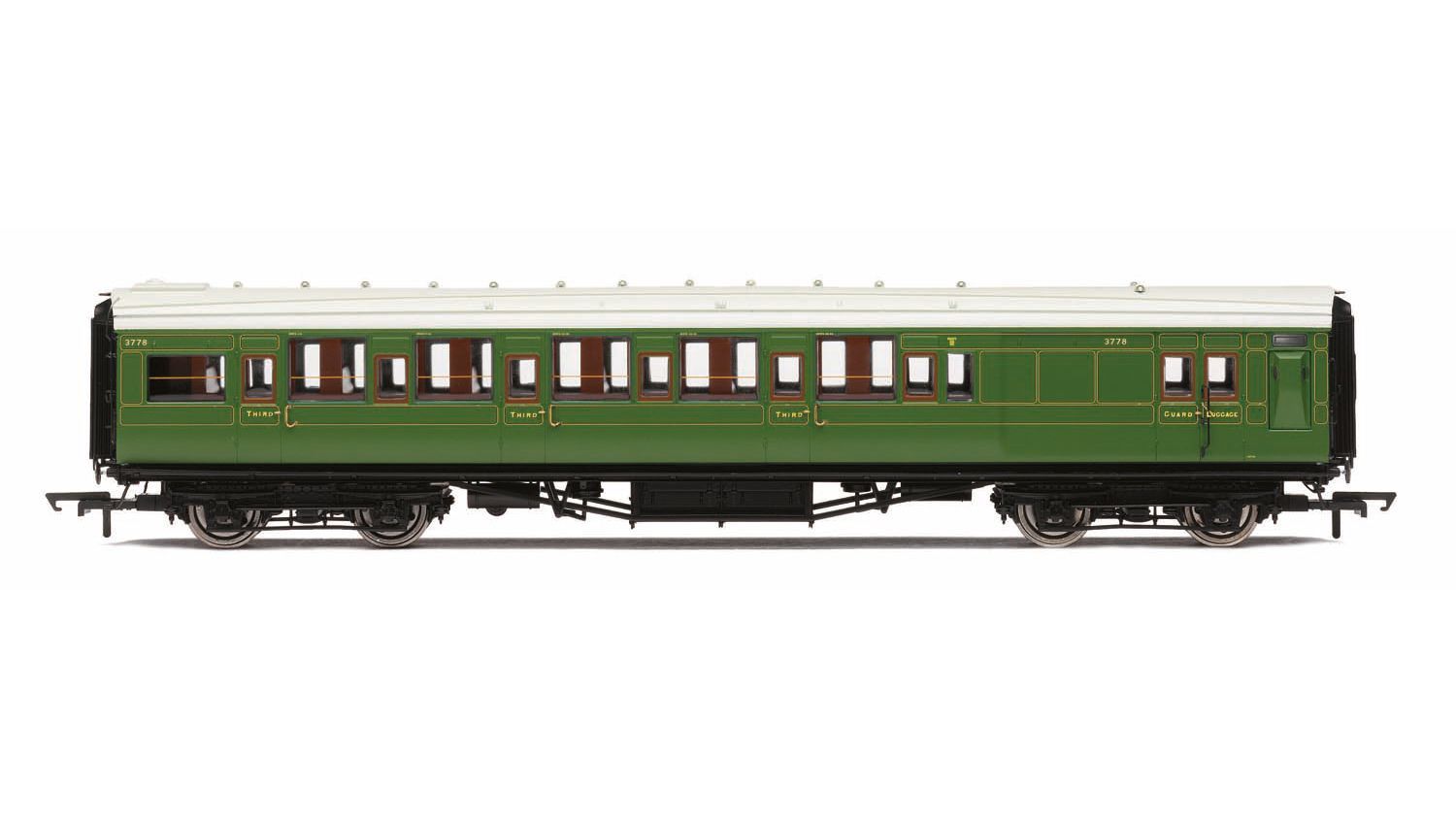 Hornby R4768 SR, Maunsell Corridor Brake Third Class, 3778 &#39;Set 243&#39; - Era 3 [25% Off!*]