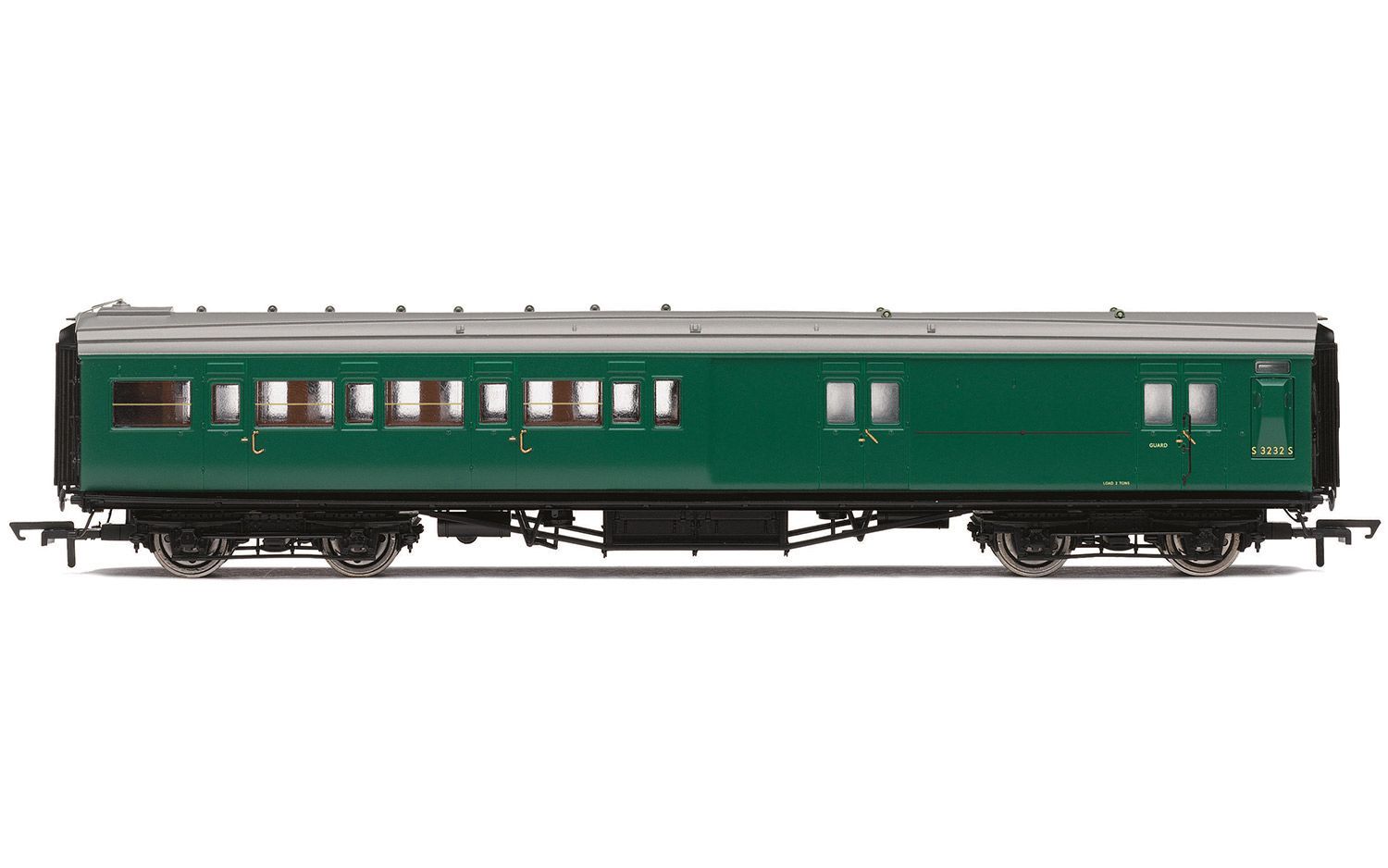 Hornby R4840 BR, Maunsell Corridor Four Compartment Brake Second, S3232S &#39;Set 399&#39; - Era 5 [25% Off!*]