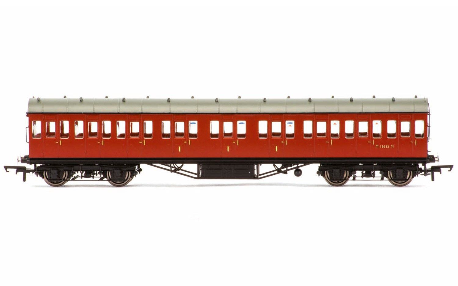 Hornby R4799 BR, 57&#39; Stanier Non-Corridor Composite, M16635M - Era 4 [25% Off!*]