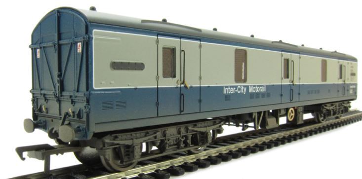 Bachmann Branchline BR Mk1 GUV InterCity Motorail Blue &amp; Grey (Weathered) [39-274A]