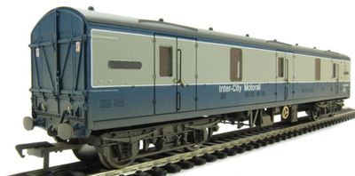 Bachmann Branchline BR Mk1 GUV InterCity Motorail Blue &amp; Grey (Weathered) [39-274A]