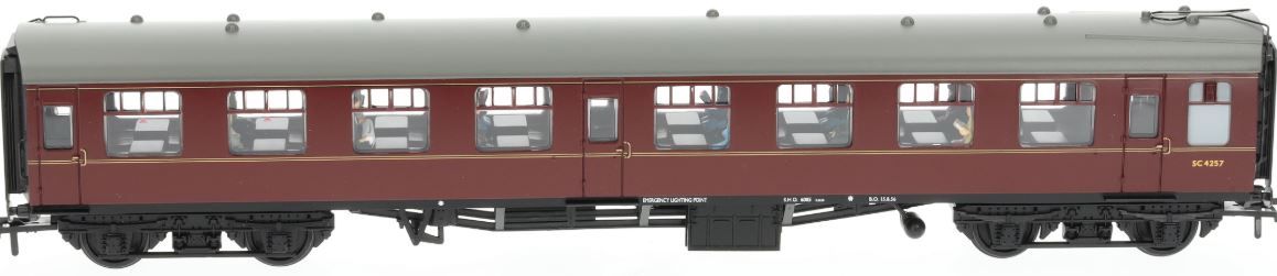 Bachmann Branchline BR Mk1 TSO Tourist Second Open BR Maroon [PF] [39-060PF]