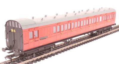 Bachmann 39-602 SECR 60ft Birdcage Brake Third Lavatory, Crimson