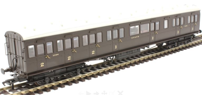 Bachmann Branchline SE&amp;CR 60ft Birdcage Composite Lavatory SE&amp;CR Wellington Brown [39-614]