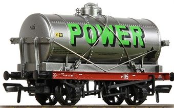 Bachmann Branchline 14T Tank Wagon &#39;Power&#39; Silver [37-686]