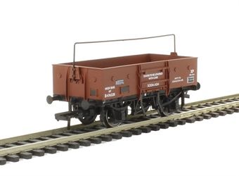 Bachmann Branchline 13T Hyfit steel open wagon with sheet and highbar in BR bauxite [38-452A]