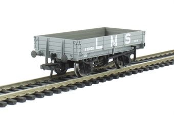 Bachmann Branchline 3-Plank wagon in LMS grey [37-933]