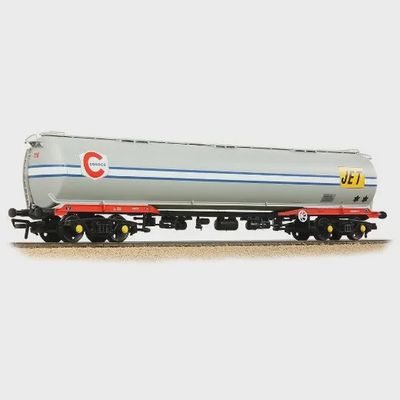 Bachmann Branchline BR 102T TEA Bogie Tank Wagon &#39;Jet-Conoco&#39; Light Grey [38-109]