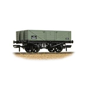 Bachmann Branchline 5-Plank Wagon Wooden Floor BR Grey (Early) [37-061D]