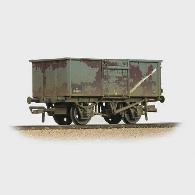 Bachmann Branchline BR 16T Steel Mineral Wagon Top Flap Doors BR Grey (Early) [W] [37-227D]