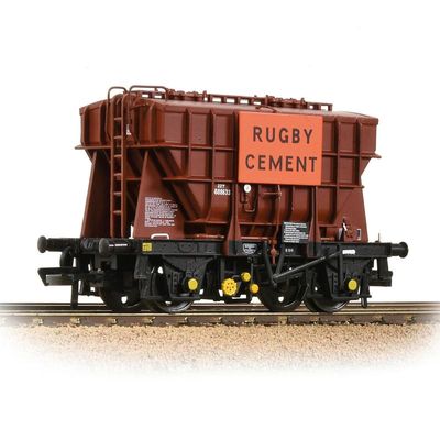 Bachmann Branchline BR 22T &#39;Presflo&#39; Cement Wagon BR Bauxite (TOPS) &#39;Rugby Cement&#39; [38-272A]