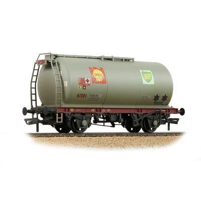 Bachmann Branchline BR 45T TTA Tank Wagon Wagon &#39;Shell-BP&#39; Grey [W] [37-577B]