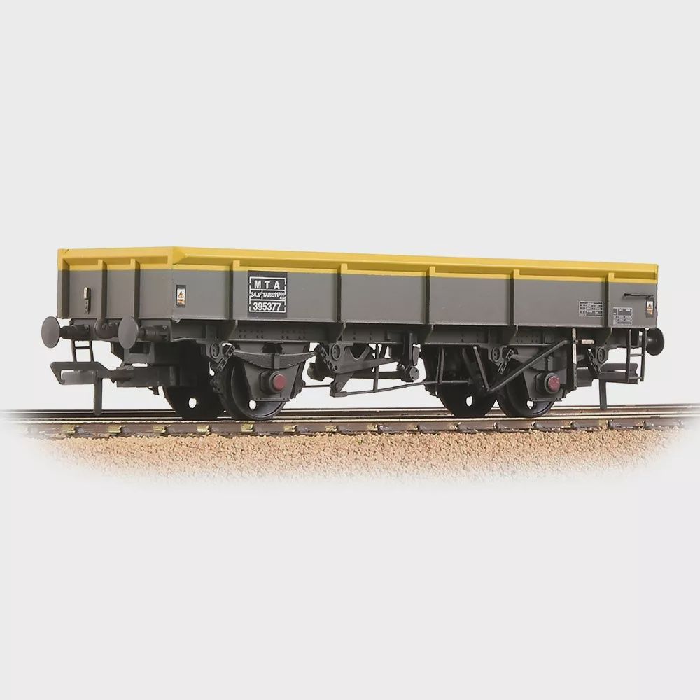 Bachmann Branchline MTA Open Wagon EWS Grey &amp; Yellow Weathered [38-053]