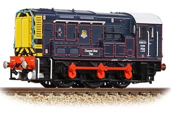 Graham Farish Class 08 08833 &#39;Liverpool Street Pilot&#39; BR/GER Lined Blue (Early Em.) [371-015E]