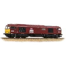 Graham Farish Class 60 60040 &#39;The Territorial Army Centenary&#39; DB Schenker/Army Red [371-361]
