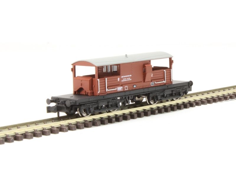 Graham Farish 25T Queen Mary Brake Van BR Bauxite [377-876]