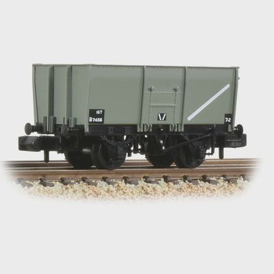 Graham Farish 16T Slope Sided Mineral Wagon BR Grey [377-450C]