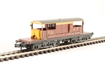 Graham Farish 25T Queen Mary Brake Van EWS (weathered) [377-877]