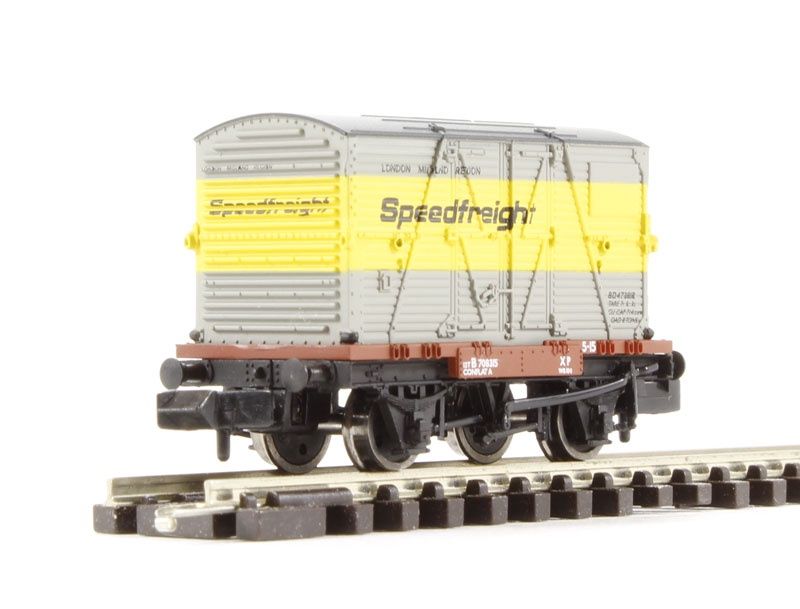 Graham Farish Conflat with BD Container Speedfreight [377-325A]