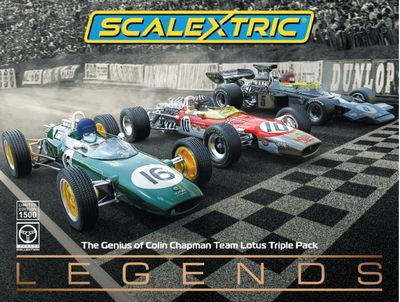 Scalextric C4184A The Genius of Colin Chapman Lotus F1 Triple Pack