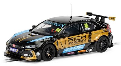 Scalextric C4409 Honda Civic FK8 Type R - BTCC 2022 - BTC Racing Josh Cook