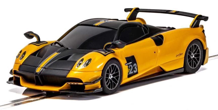 Scalextric C4212 Pagani Huayra BC Roadster - Yellow (Super Resistant)