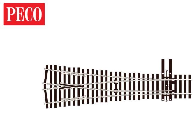 Peco SL8348 OO/HO Gauge Streamline Code 83 North American No.4 Wye Insulfrog Insulfrog Turnout