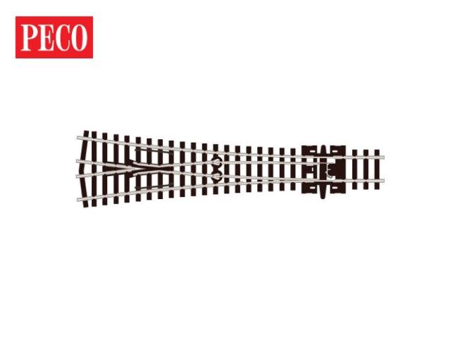 Peco SLE397 N Gauge Streamline Code 80 Y Medium Radius Electrofrog Turnout
