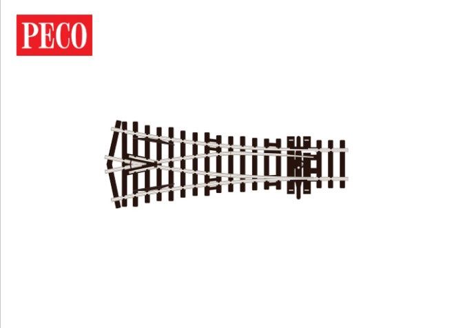 Peco SLE97 OO/HO Gauge Streamline Code 100 Y Small Radius Electrofrog Turnout