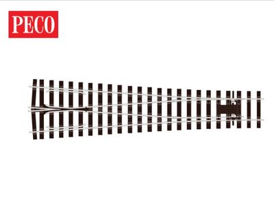 Peco SLE797BH O Gauge Streamline Code 124 Bullhead Y Medium Radius (1828mm, 72in.) Electrofrog Turnout