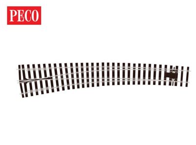 Peco SLE787BH O Gauge Streamline Code 124 Bullhead Curved Electrofrog Turnout L/H