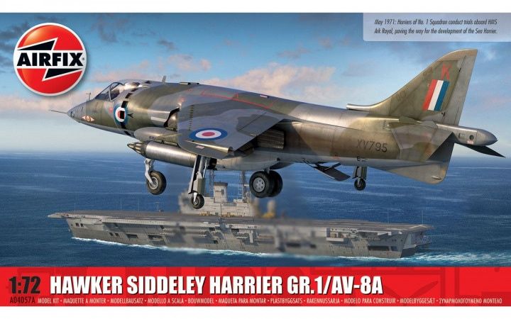Airfix A04057A Hawker Siddeley Harrier GR.1/AV-8A (1:72)