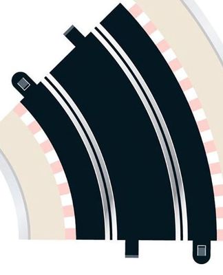 Scalextric C8206 Radius 2 Curve 45° x 2
