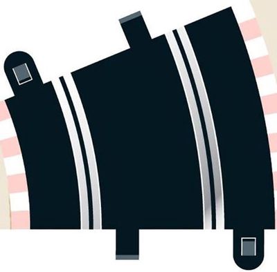 Scalextric C8234 Radius 2 Curve 22.5° x 2