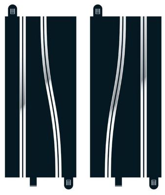 Scalextric C8246 Side Swipe Straights x 2