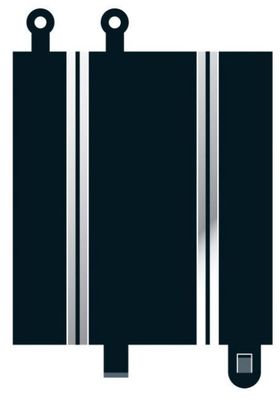 Scalextric C8222 Scalextric Straight Classic to Sport convertor track