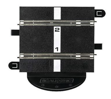 Scalextric C8545 Scalextric Powerbase 2015, 175mm Curved Module, Flat Sockets
